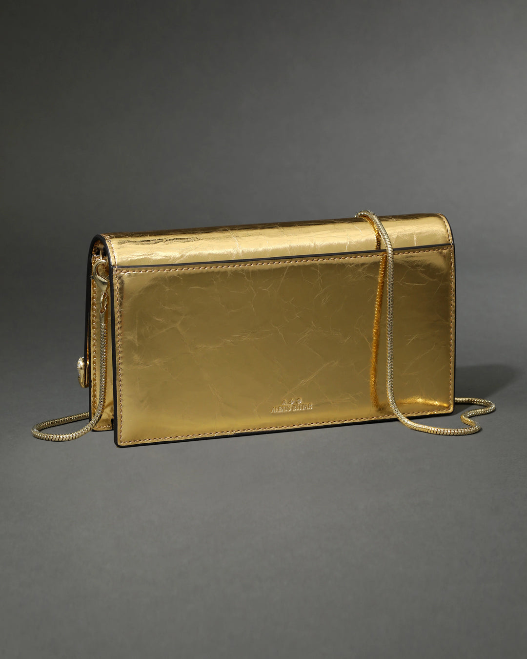 Alexis Bittar Gold Angular Convertible Crossbody Bag available at Barbara Katz