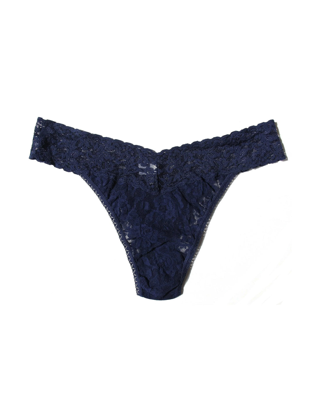 Hanky Panky - Signature Lace Original Rise Thong in Navy