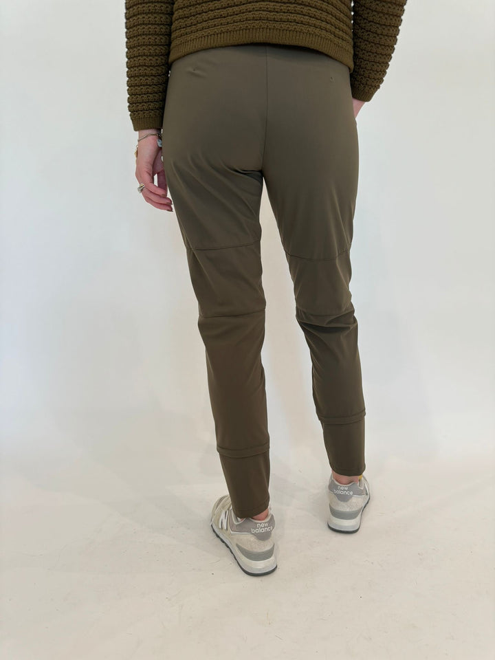 Raffaello Rossi Candy Pants - Olive available at Barbara Katz