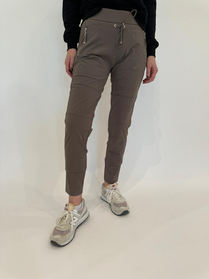 Raffaello Rossi Candy Pants in Taupe available at Barbara Katz