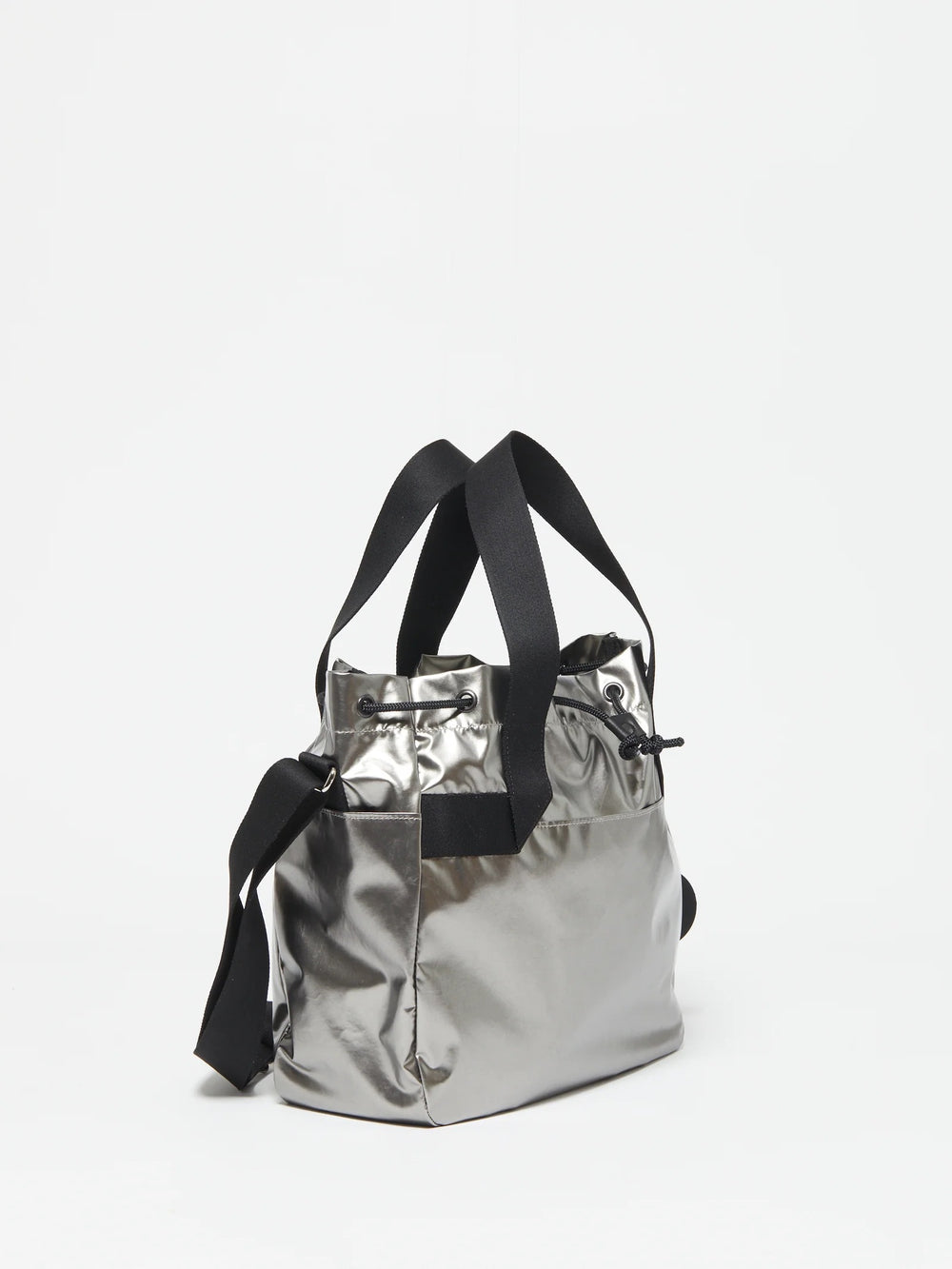 Jack Gomme Monsac Light Shopping  Bag - Metal available at Barbara Katz