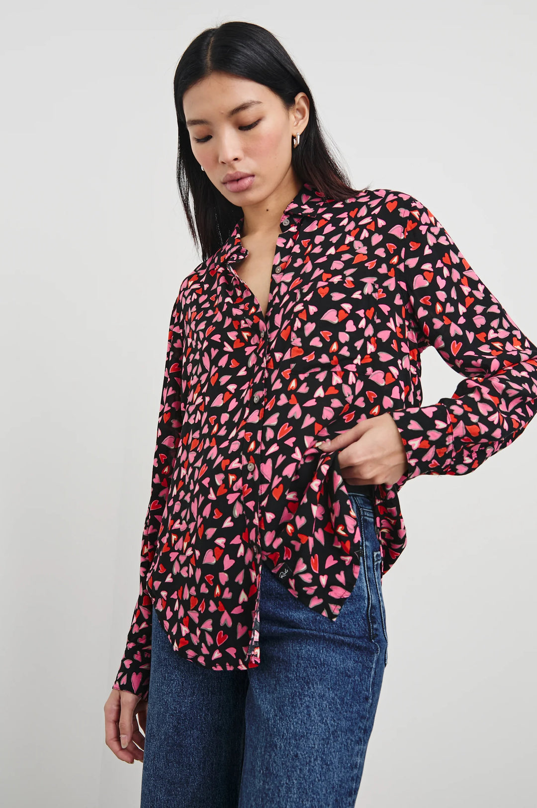 Rails Josephine Shirt in Love Struck available at Barbara Katz