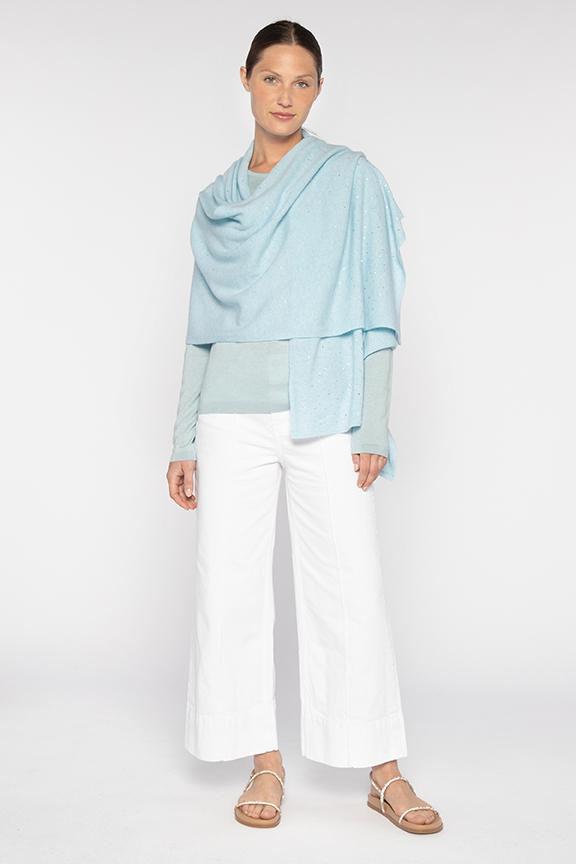 Kinross Cashmere Crystal Wrap available at Barbara Katz