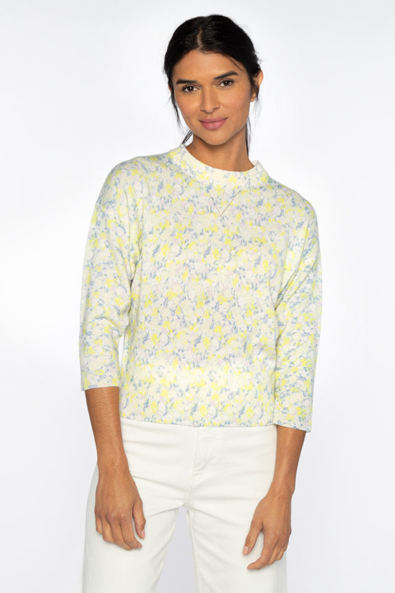 Kinross Mini Floral Crop Sweatshirt - Sol Multi