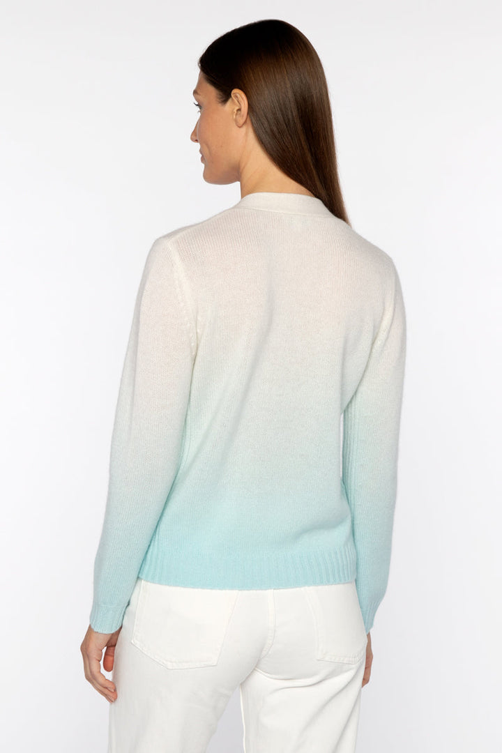 Barbara Katz Kinross Collection Ombre Vee Cardigan