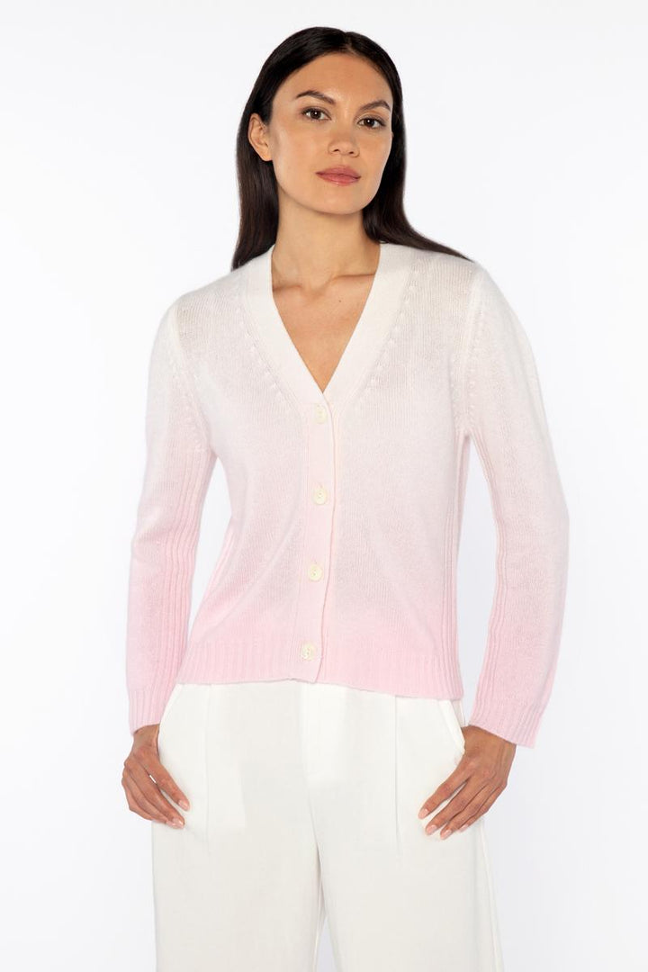 Barbara Katz Kinross Collection Ombre Vee Cardigan