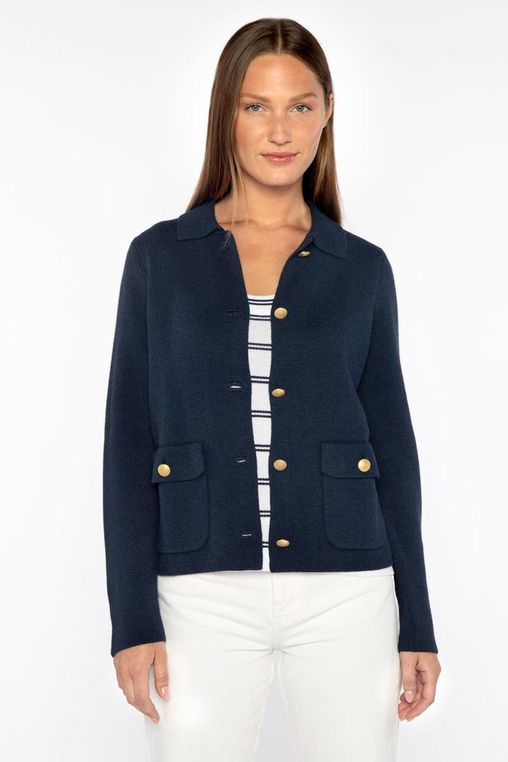 Barbara Katz Kinross Collection Short Tailored Cardigan