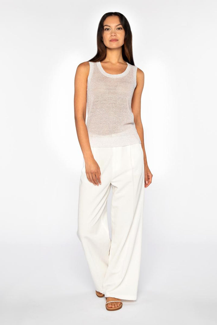 Barbara Katz Kinross Collection Lurex Mesh Tank