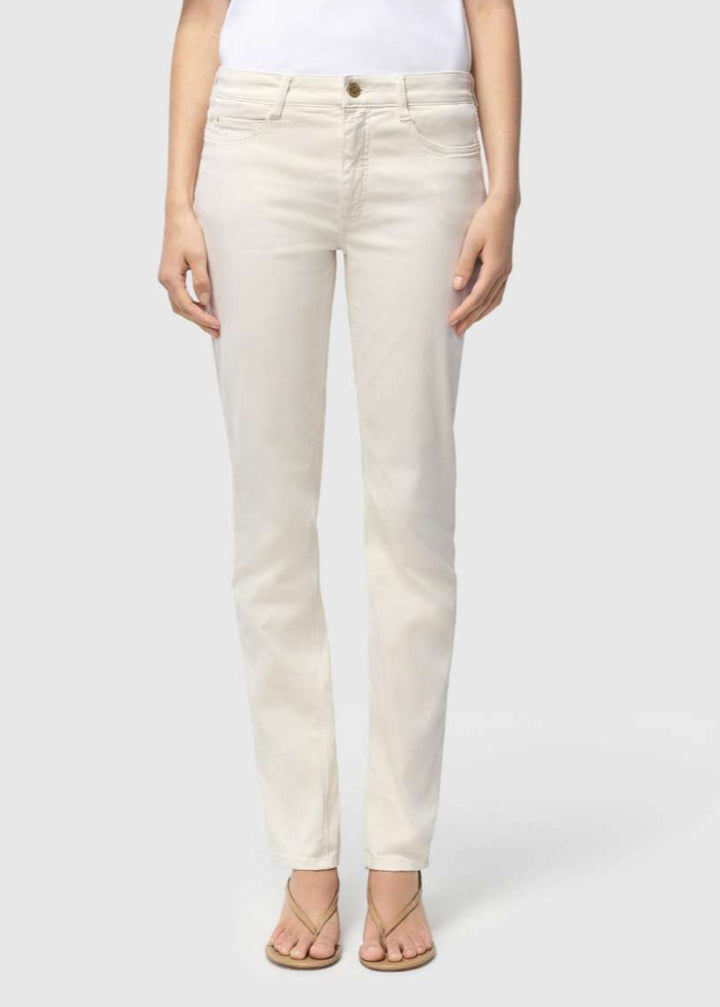 MAC Denim Dream Jean 32" in Antique White available at Barbara Katz