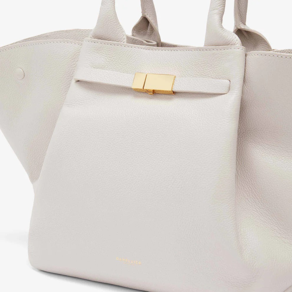 DeMellier Midi New York Bag in Off White Leather available at Barbara Katz