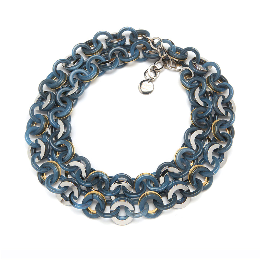 Pono Sea Chain Necklace Capri available at Barbara Katz