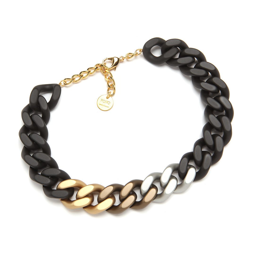 Pono Colette Noire Necklace Matte Black