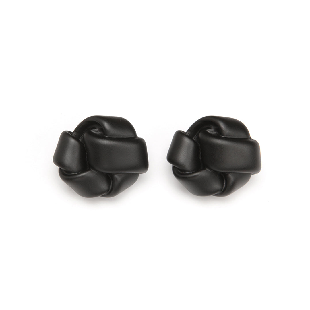 Pono Kari Barile Post Earring Matte Black