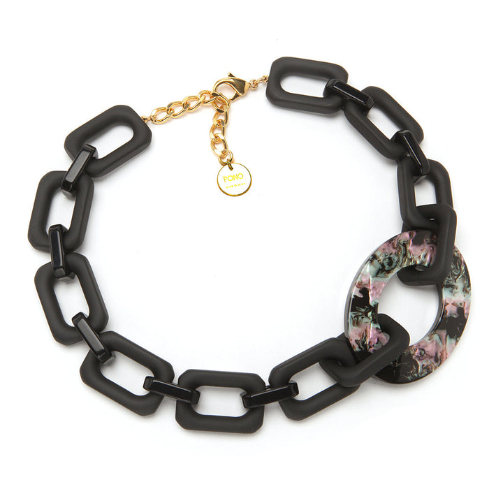 Pono Claudia Necklace Black Pearl