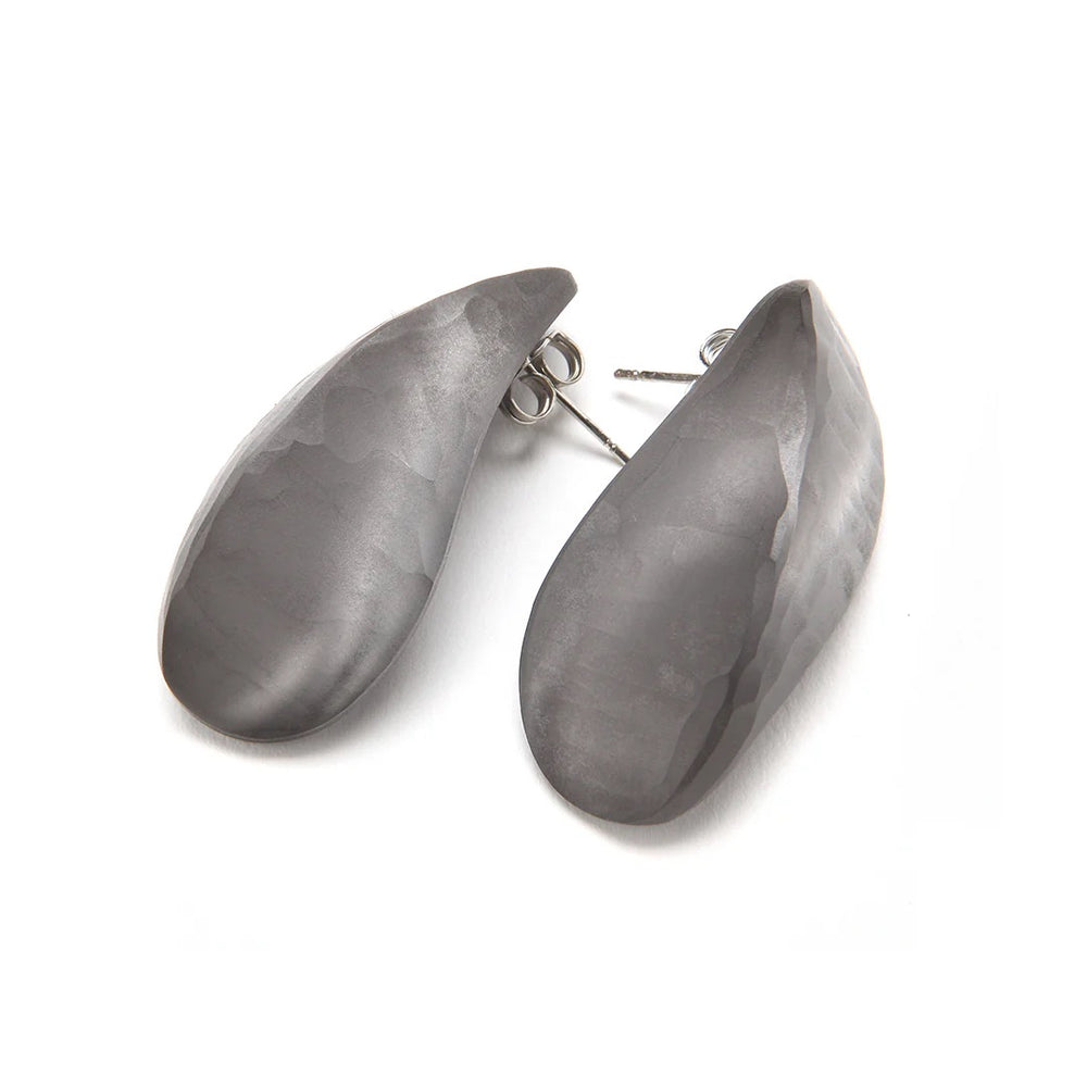 PONO Ice Christie Earrings in Shadow available at Barbara Katz