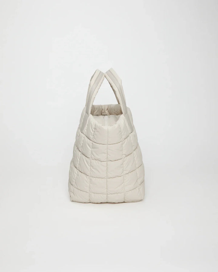 Vee Collective Porter Medium Tote Quilted Bag in Birch available at Barbara Katz