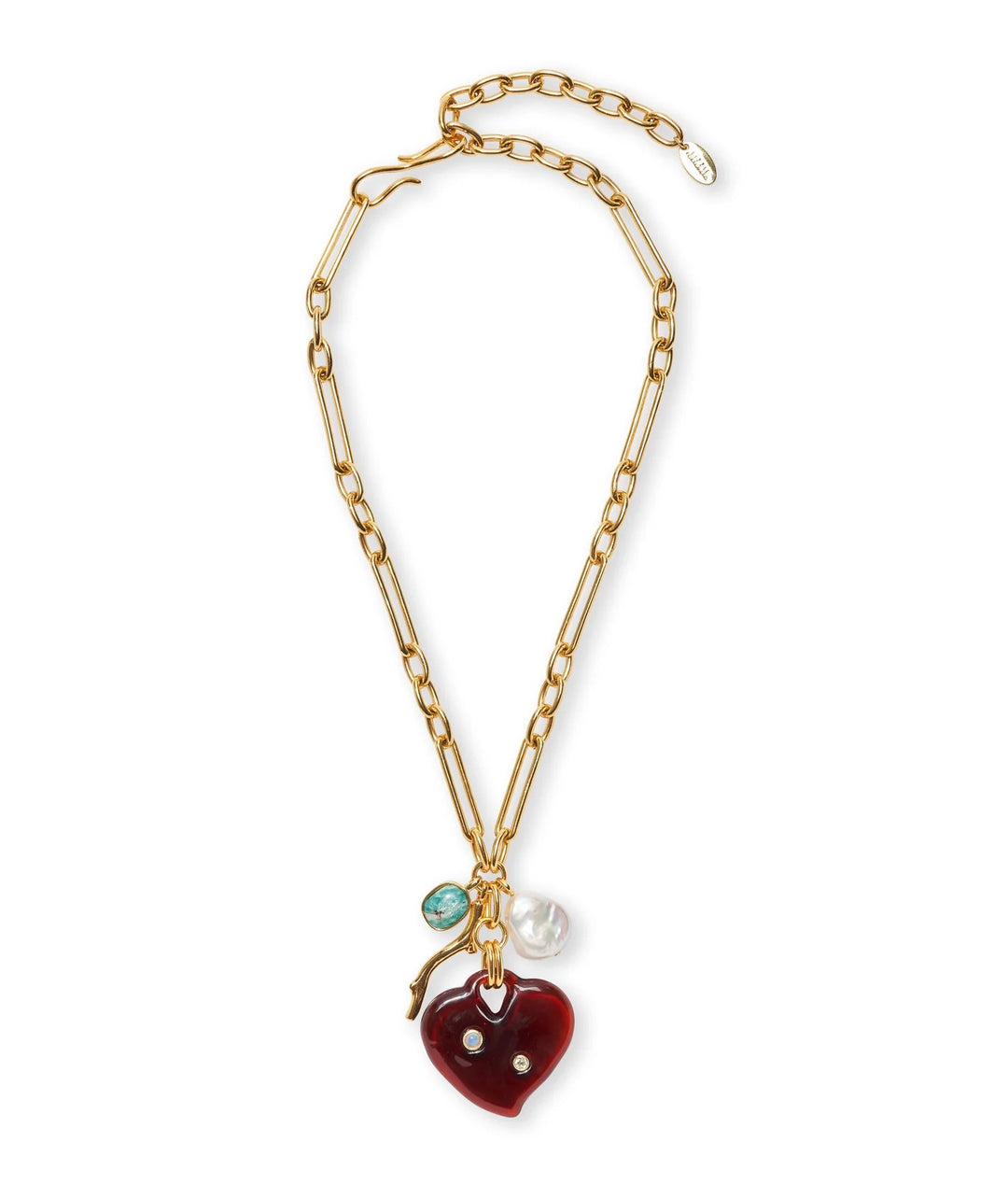 Lizzie Fortunato Murano Heart Necklace available at Barbara Katz