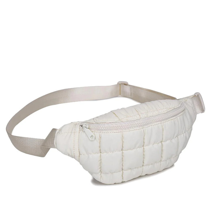 Sol and Selene Resurgence Puffer Belt Bag - Ivory