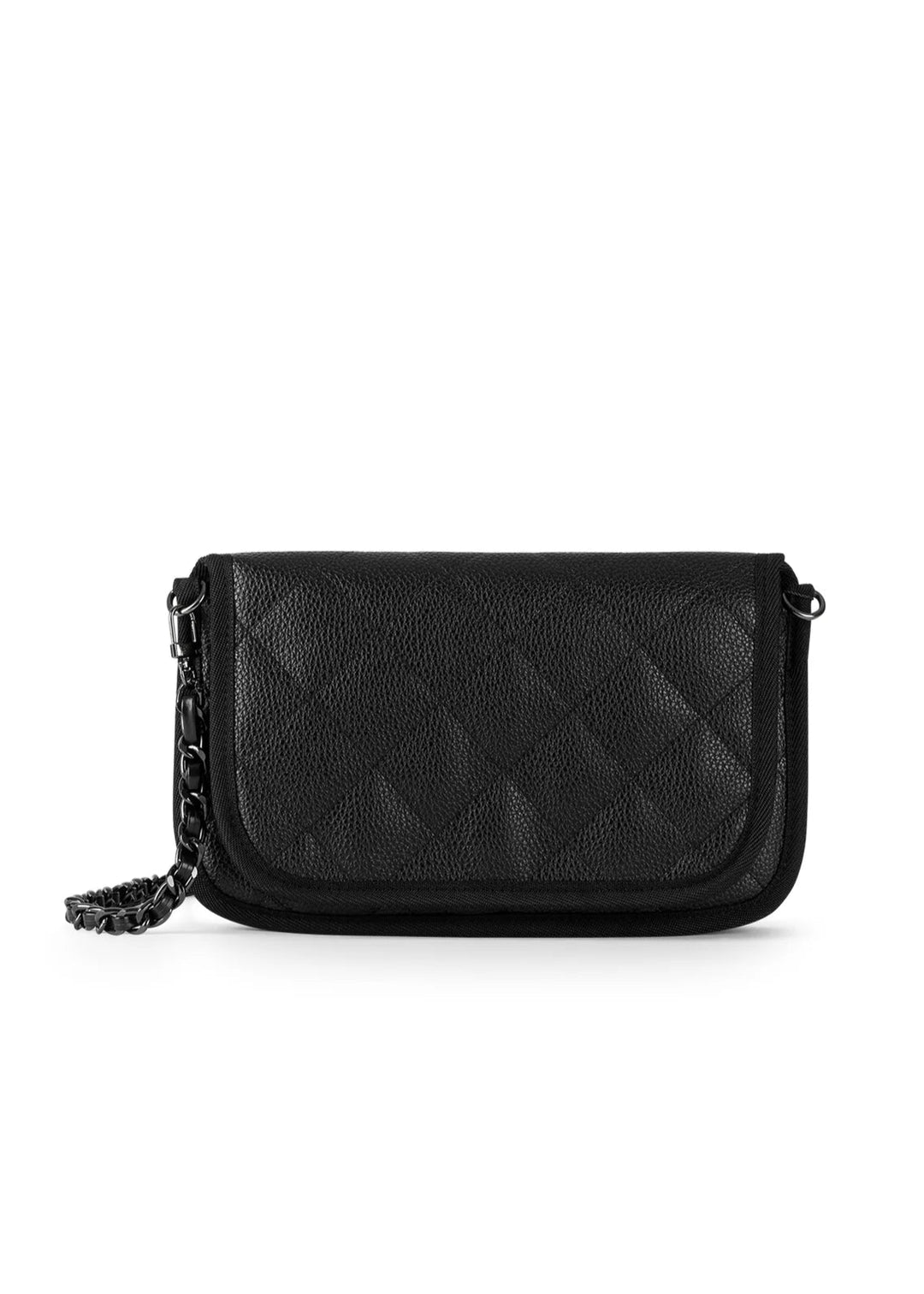 BK Rae Solo Black Pebbled Crossbody Bag available at Barbara Katz