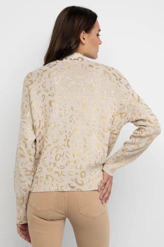 Lisa Todd Summer Shimmer Sweater in Salty available at Barbara Katz