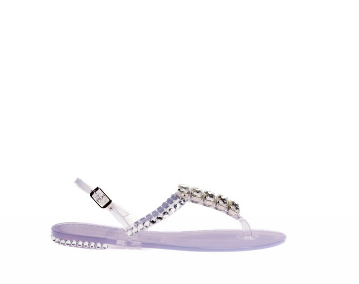 D. Lacquaniti Clara Jelly Sandals - Diamond Luxe