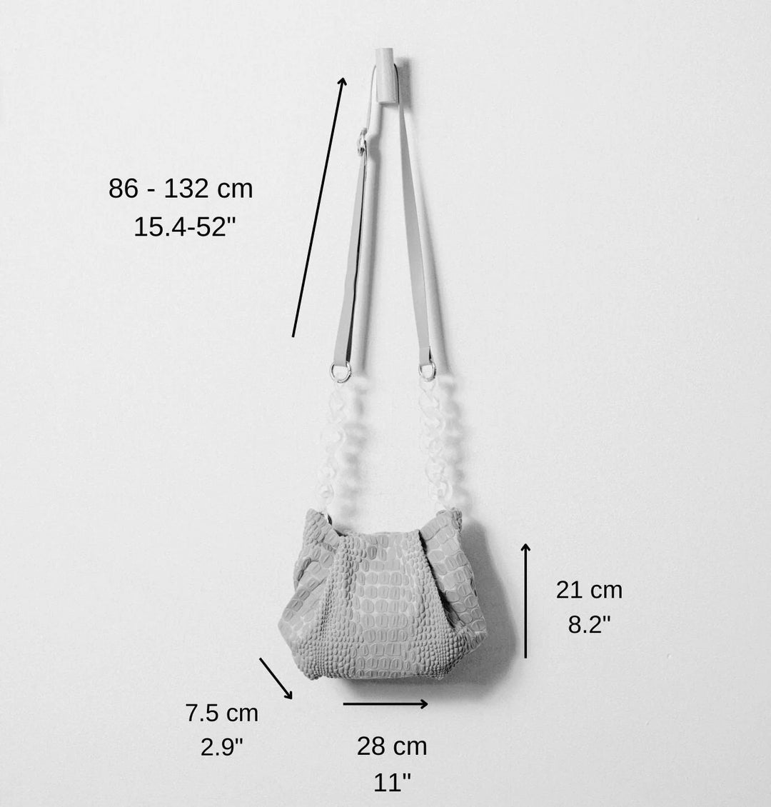 Daniella Lehavi Tokyo Bali Bag measurements