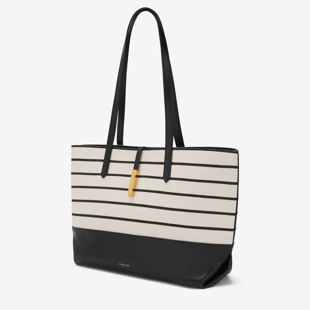 Demellier Tokyo Tote - Stripe Canvas