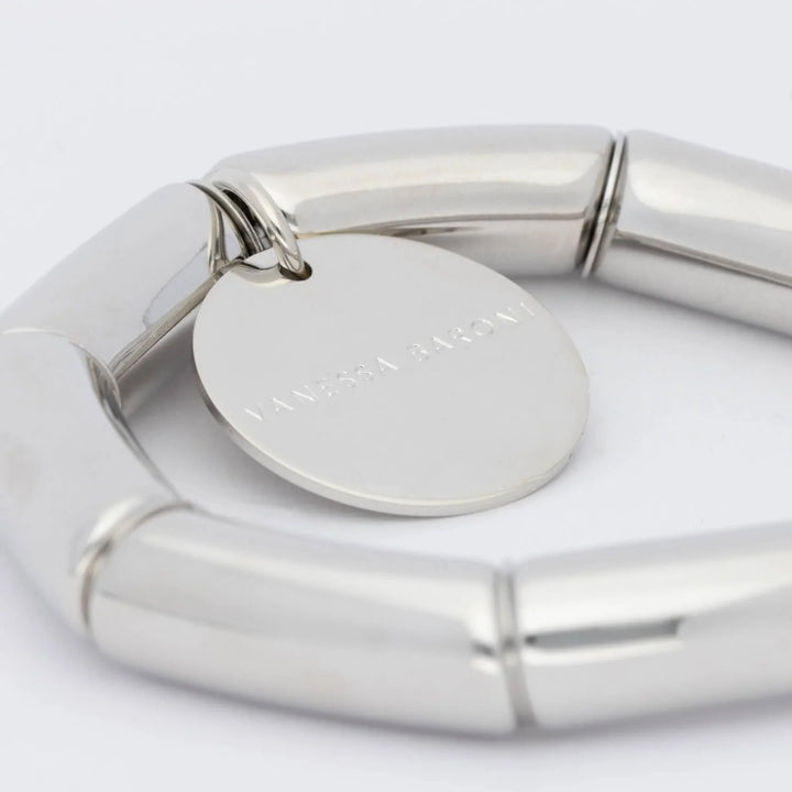 Vanessa Baroni Flex Bracelet in Silver available at Barbara Katz