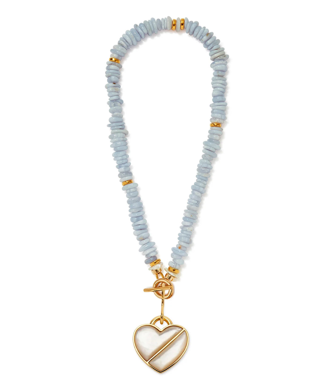 Lizzie Fortunato Heart Pendant in Daydream available at Barbara Katz