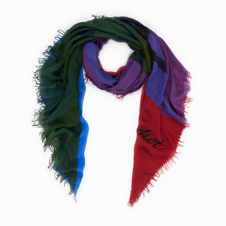 Suzi Roher YSL Love Letter Scarf