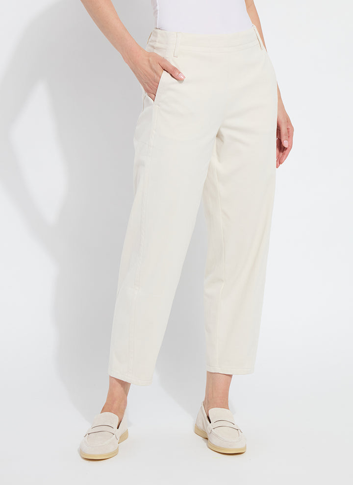 Anelise Barrel Trouser - Oat