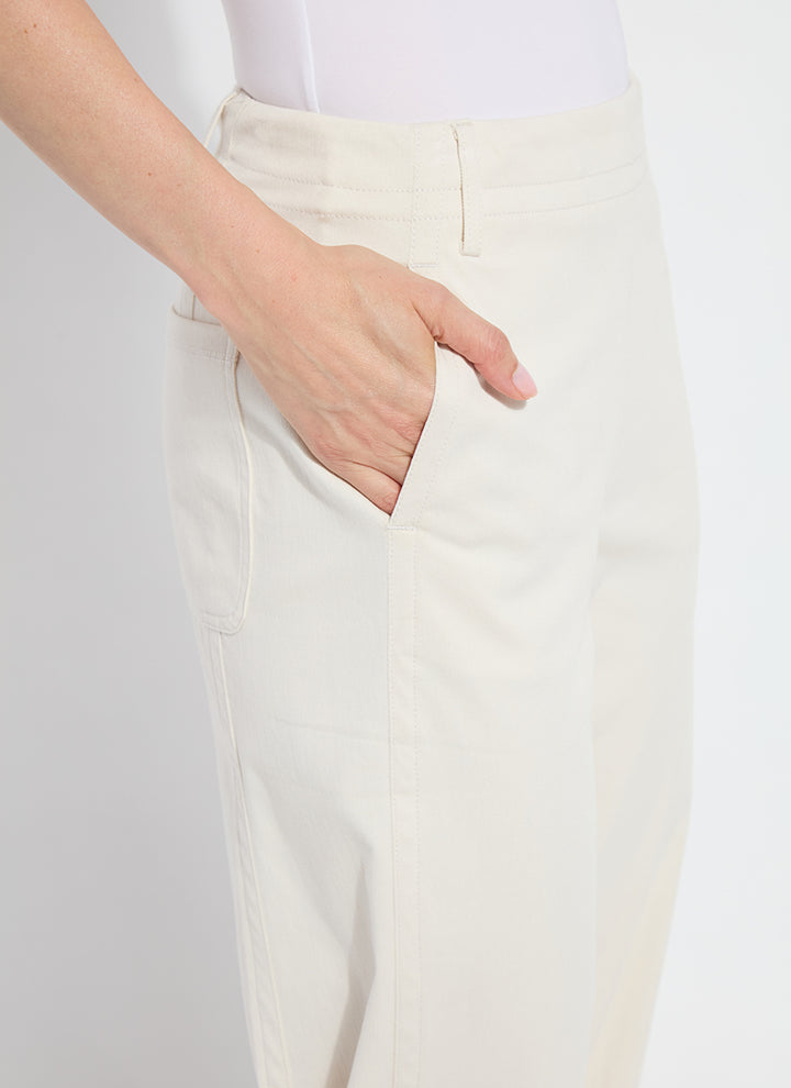 Lysse Anelise Barrel Trouser in Oat available at Barbara Katz