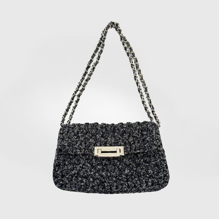 Lorenza Gandaglia Small Bagatelle in Denim available at Barbara Katz