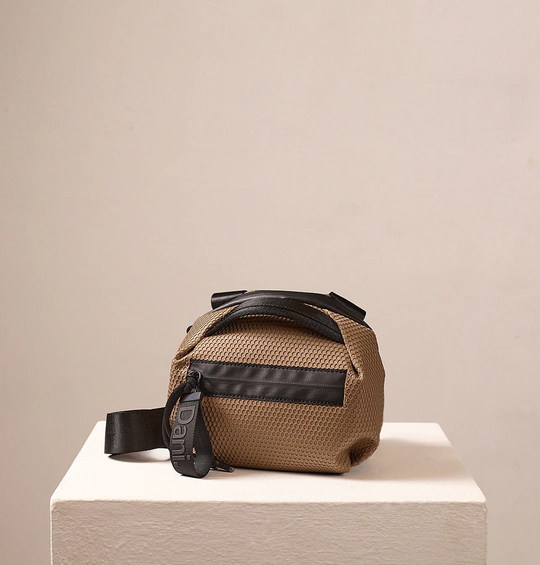 Daniella Lehavi Bonnie Mini Crossbody Bag in Taupe available at Barbara Katz