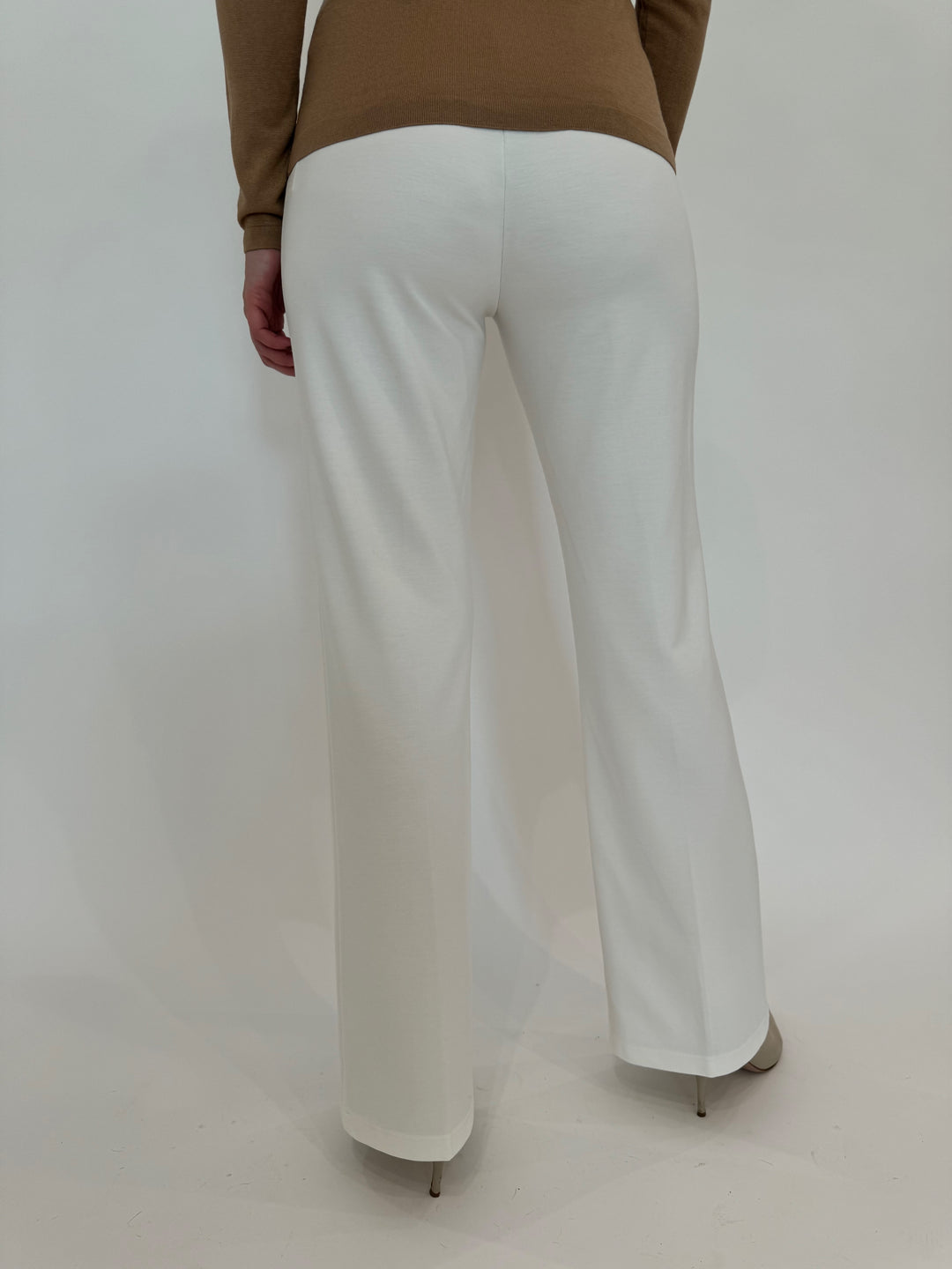 Peace of Cloth Jules Paramount Knit Pants in Oyster available at Barbara Katz