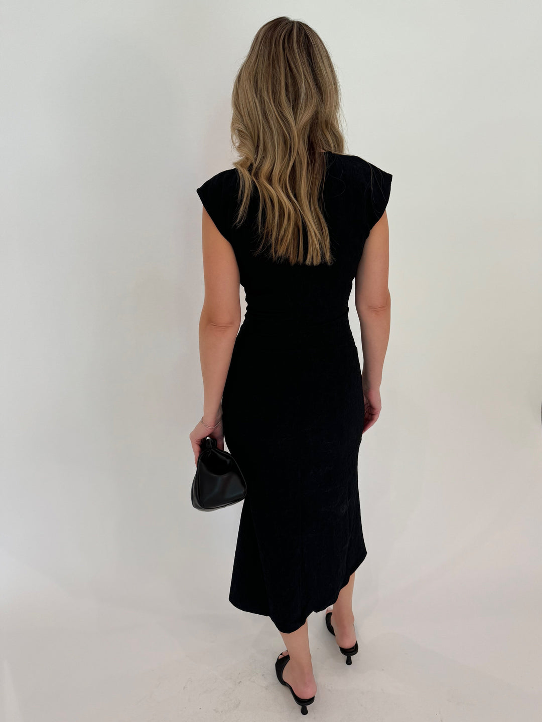 Rails Auren Dress in Black available at Barbara Katz