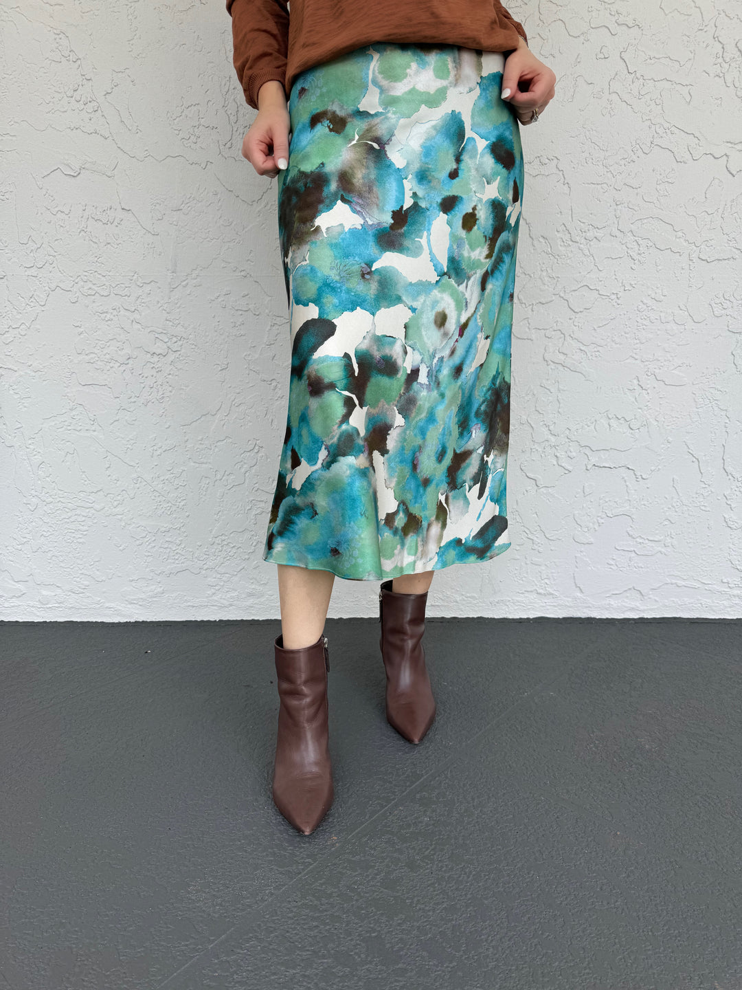 Rails Anya Midi Skirt in Verbena