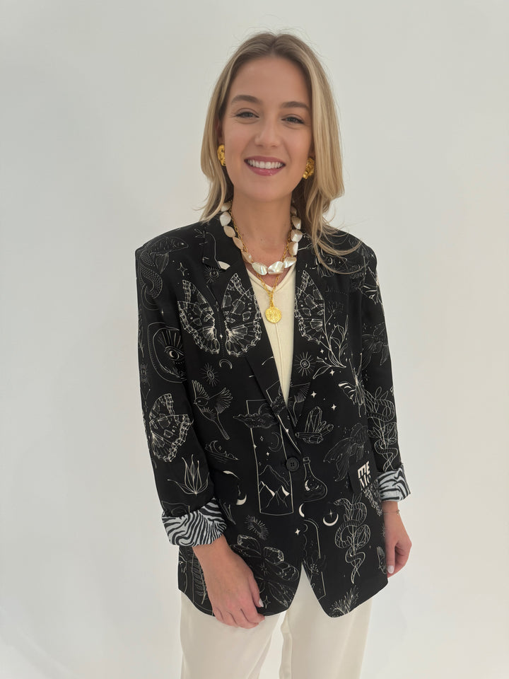 ME369 Molly Black Magic Blazer available at Barbara Katz