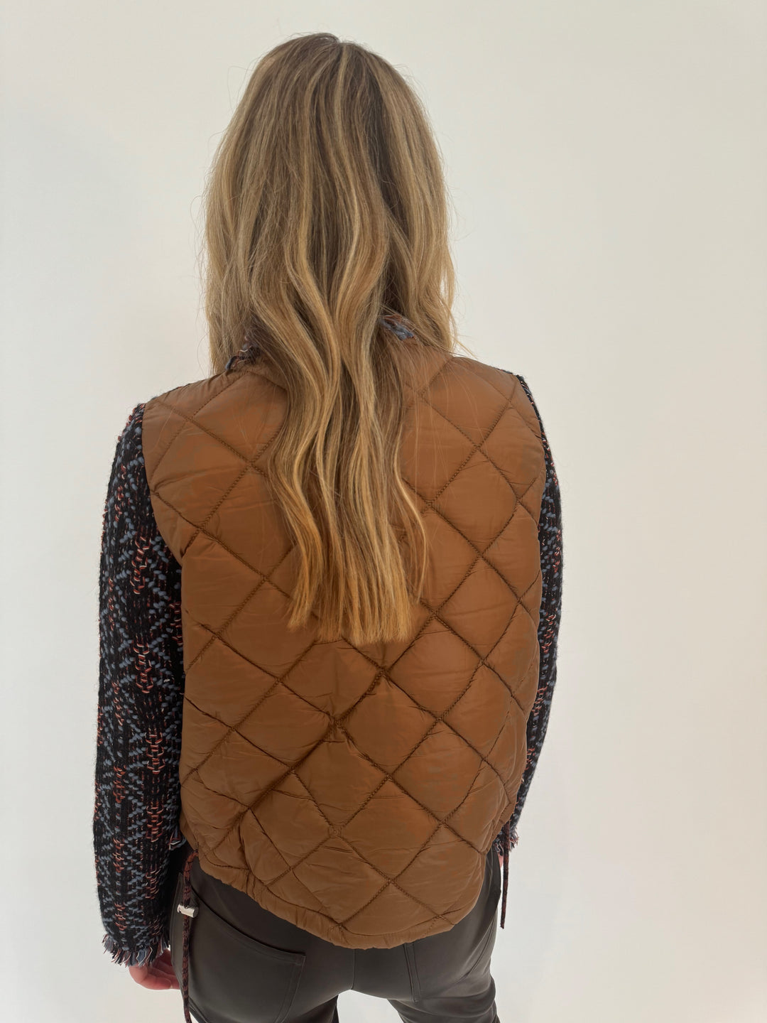 Aldomartins Cook Long Sleeve Jacket with Quilted Back Detail available at Barbara Katz