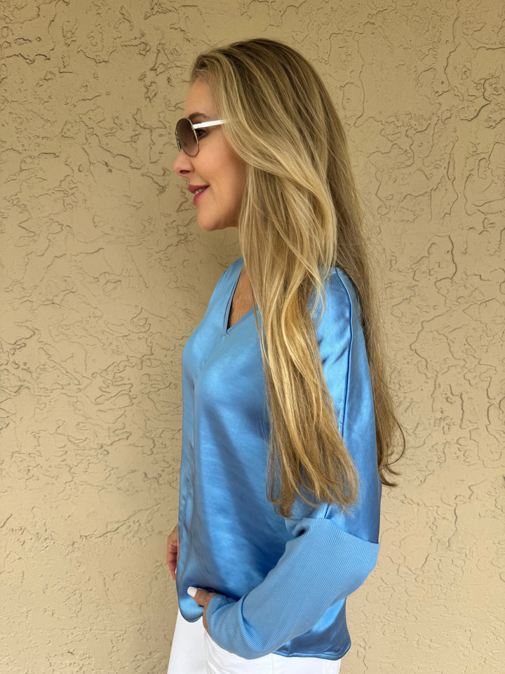 Melissa Nepton Cindy Top - Azure Blue