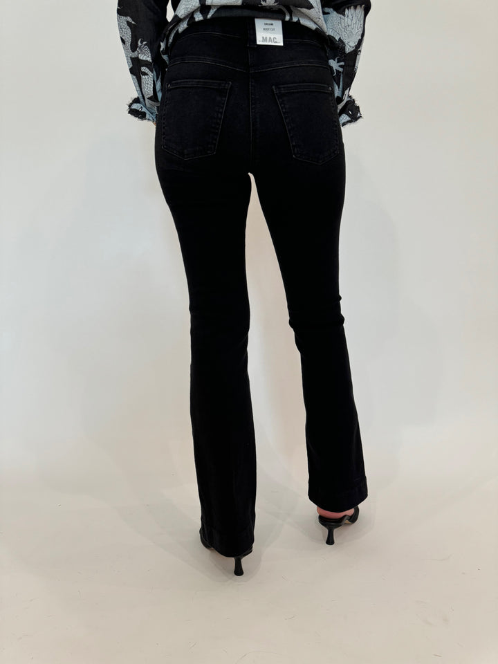 MAC Dream Boot Jeans 32" in Black Used Wash available at Barbara Katz