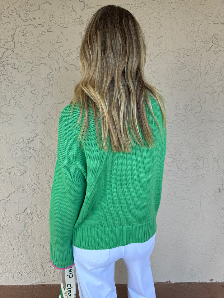 Kerri Rosenthal Summer Sweater - Green