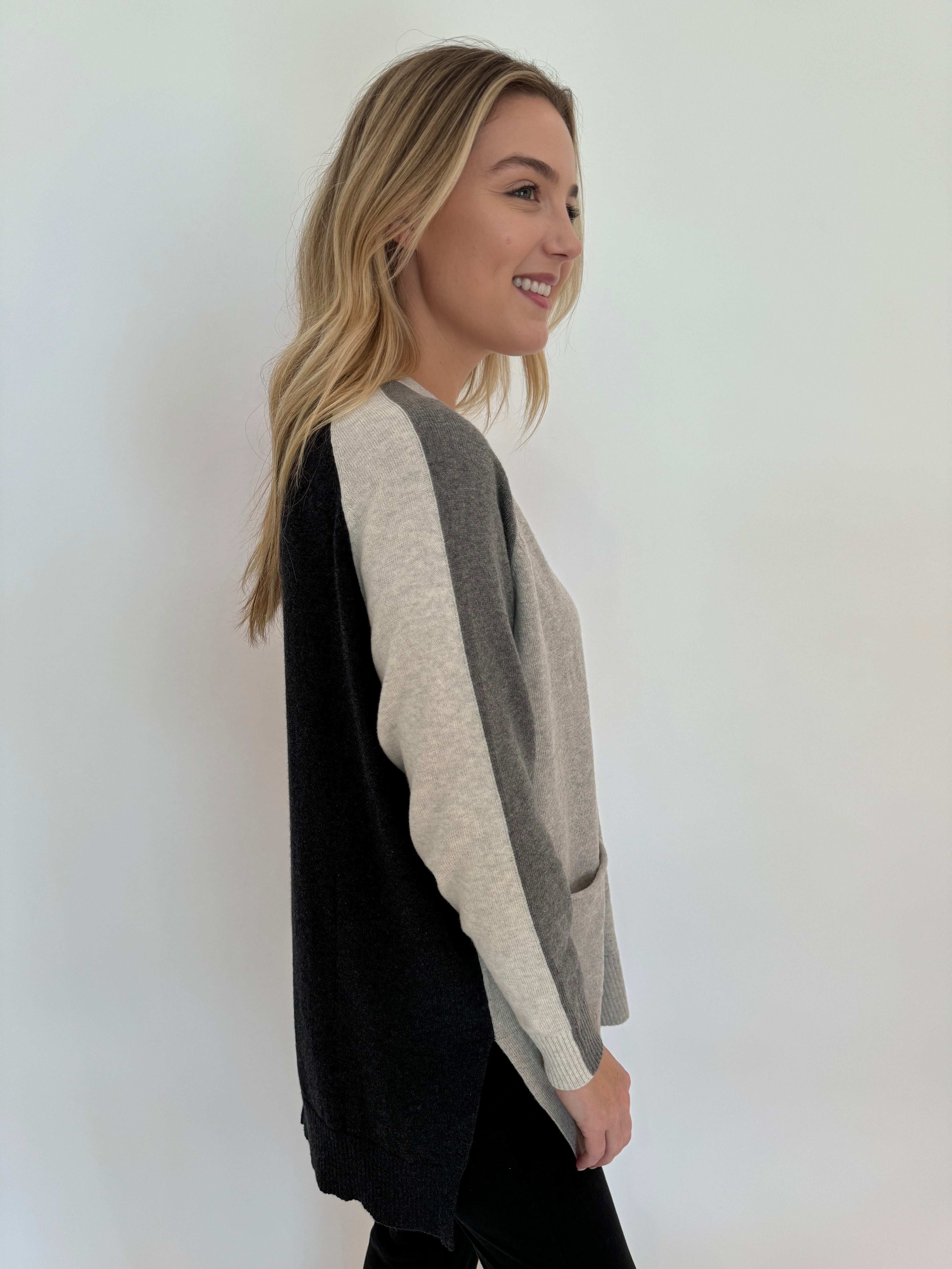 College Cardigan - Marl