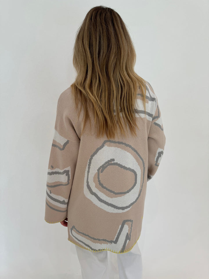 Kerri Rosenthal Blankie Love Cardigan in Birch