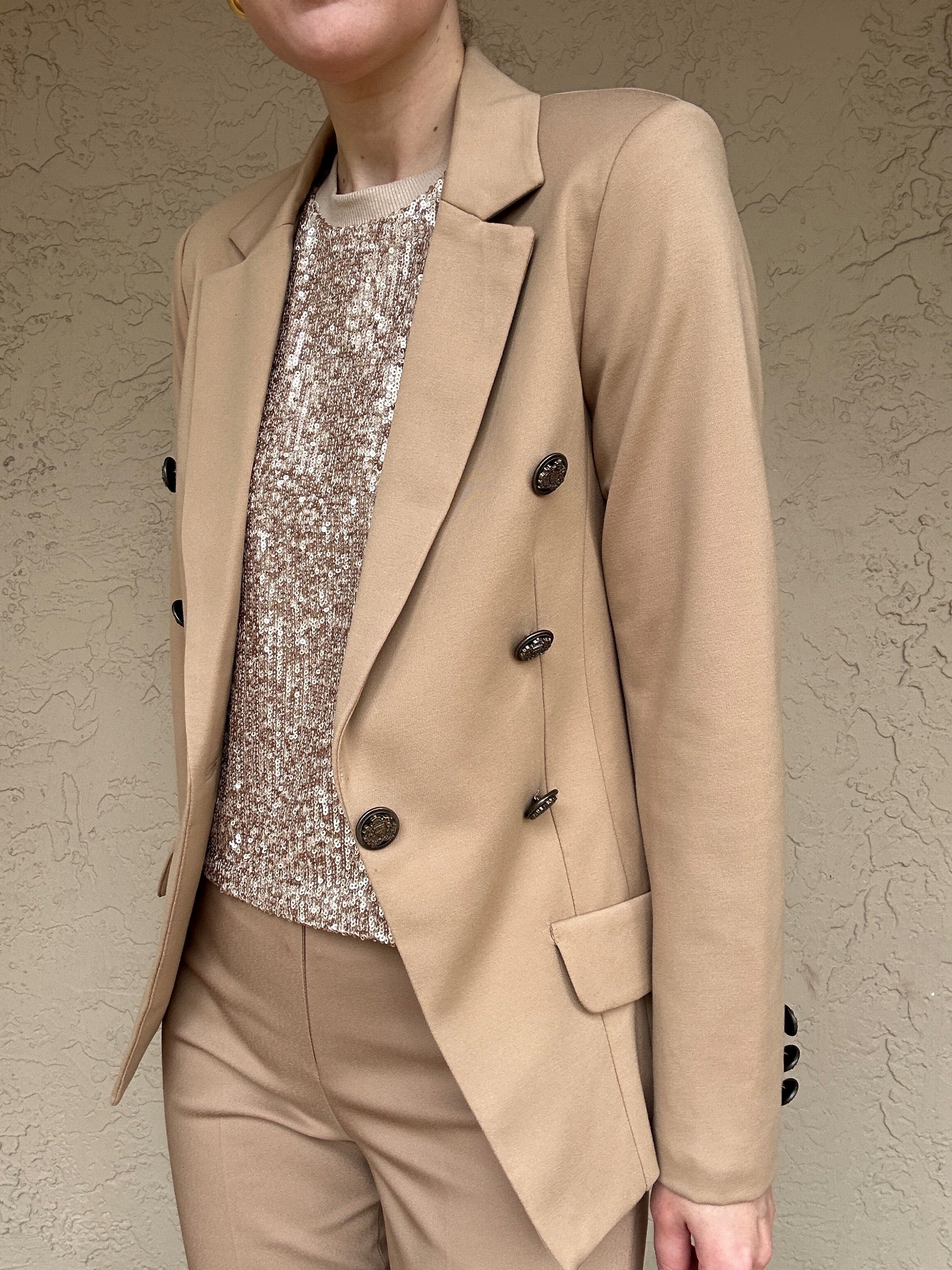 MASU 22aw NIBBLED BLAZER(MOCHA) 46 (希少新品) - clinicaviterbo.com.br