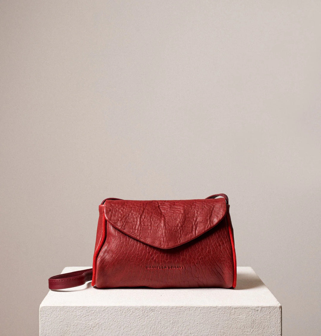 Daniella Lehavi Kensington Envelope Clutch in Rosso available at Barbara Katz