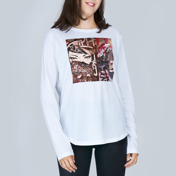 Suzi Roher The Catherine Long Sleeve Tee - Samurai Girl