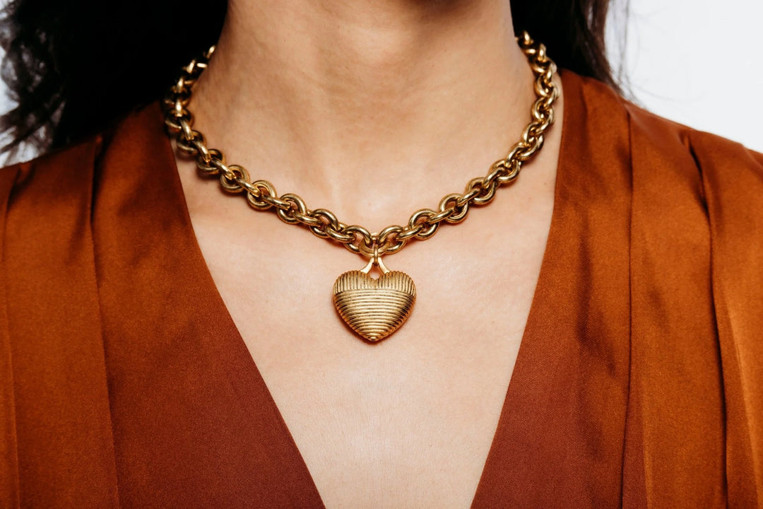 Elizabeth Cole Jewelry Mallory Necklace - Gold