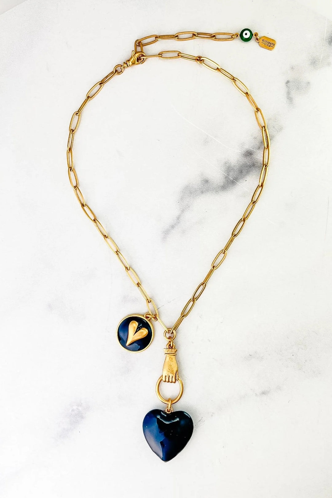 Elizabeth Cole Jewelry Morrigan Necklace - Black available at Barbara Katz