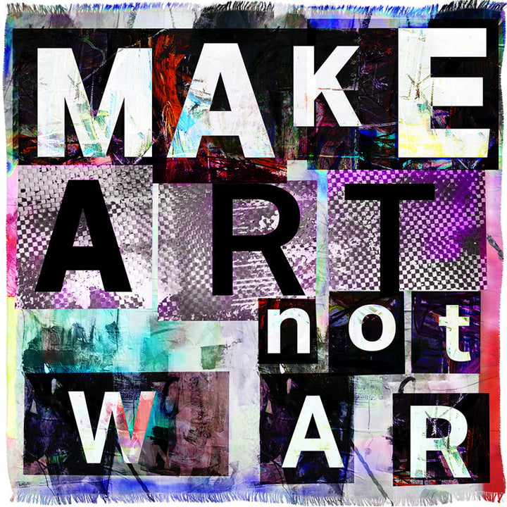 Suzi Roher Make Art Not War Scarf